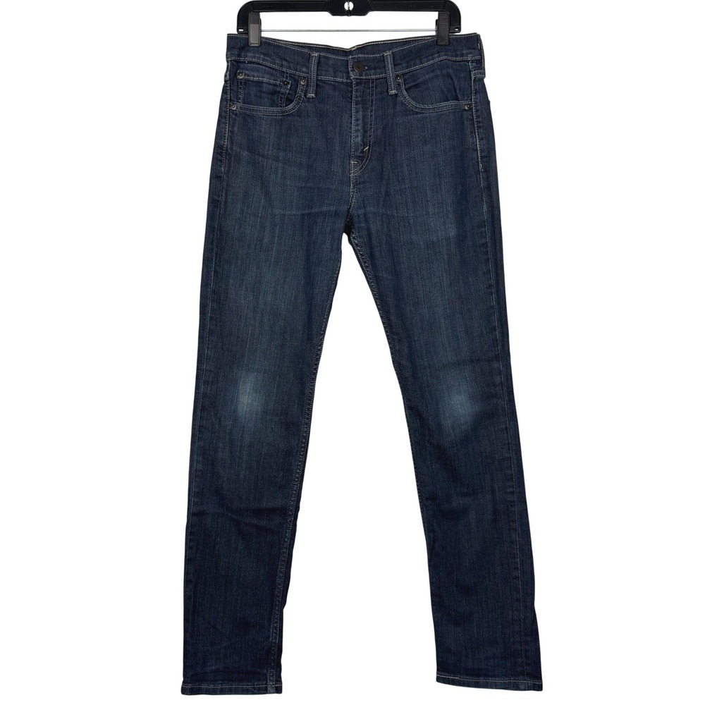 Levi's 511 Slim Fit Jeans Mens 32x32 (Actual 31) Stretch Dark Wash Blue Denim